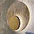 Arandela Bolle Rock Dourado Fosco 35x35x8cm c/ LED 14,7w 3000k 1470lm 127v - Imagem 2