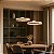 Pendente HPD6217 com 2 aros 60x50cm LED 180W Bivolt com Controle Remoto - Imagem 2