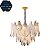 Lustre Concha HPD4360 60x48cm com 1 Metro de Corrente para 14 lampadas E14 - Imagem 1