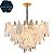 Lustre Concha HPD4380 80x56cm com 1 metro de Corrente para 21 lampadas E14 - Imagem 1
