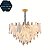 Lustre Concha HPD4380 80x56cm com 1 Metro de Corrente para 21 lampadas E14 - Imagem 1