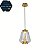 Pendente Vidro Piramide HPD7978 23cm de Diametro c/ 1,50 Metros de Fio com LED 3000K - Imagem 1