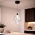 Pendente HPD1891 Vidro Transparente 15cm c/ Led 4w 3000k Bivolt - Imagem 3