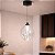 Pendente HPD1893 Vidro Transparente 18cm c/ Led 4w 3000k Bivolt - Imagem 2