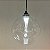 Pendente HPD1893 Vidro Transparente 18cm c/ Led 4w 3000k Bivolt - Imagem 3
