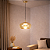 Pendente HPD1881 Vidro Dourado 22cm c/ Led 12w 3000k Bivolt - Imagem 3