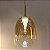 Pendente HPD1886 Dourado c/ 1,50m de fio c/Led 3w 3000k Bivolt - Imagem 2
