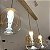 Pendente HPD1883 3 Vidros Dourados c/ Led 9w 3000k Bivolt - Imagem 3
