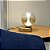 Abajur HAB1889 Dourado com Vidro c/ Led 5w 3000k Bivolt - Imagem 2
