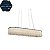 Pendente Cristal HPD4326 Cromado 100cm com Led Integrada 215w - Imagem 1