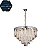 Lustre Redondo HPD8418 Cromado 60cm para 16 lâmpadas E14 - Imagem 1