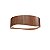 Plafon Horizon 5113 Imbuia 50x15cm para 3 Lâmpadas E27 - Imagem 1