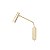 Arandela ARK 1156/1 Champagne com Interruptor 21,4x22,9cm com LED 2w 3000k 150lm Bilvolt - Imagem 1