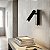 Arandela Core 1154/1 Preto 12,3x6,7cm com Led 2w 3000k 150lm Bivolt - Imagem 2