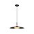 Pendente 1083/55 Dot Ø55cm Preto com Led Integrado 19w 3000k Bivolt - Imagem 1