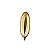 Arandela Folha DCB01332 Dourada 40x14cm com Led 5w 3000k Bivolt - Imagem 1