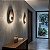Arandela 6617 Bolle Rock Organic Dourado Fosco 28,5x40x7 com Led 10,7w 3000k 127v - Imagem 2