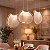 Pendente Balonê Almenara 6598 Dourado 42x43cm com Led 3,6w 3000k 110v - Imagem 2