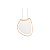Pendente Balonê Almenara 6598 Dourado 42x43cm com Led 3,6w 3000k 110v - Imagem 1