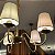 Lustre Candelabro 800D Dourado com 5 Cúpulas para 5 Lâmpadas  E14 - Imagem 3