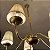 Lustre Candelabro 800D Dourado com 5 Cúpulas para 5 Lâmpadas  E14 - Imagem 4