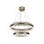 Pendente Cristalino HPD5441 com Led Integrada de 79w com Controle Remoto - Imagem 1