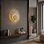 Arandela 6609 Bolle Rock Dourado Fosco 35x35x8cm com Led 14,7w 3000k 127v - Imagem 2