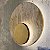 Arandela 6609 Bolle Rock Dourado Fosco 35x35x8cm com Led 14,7w 3000k 127v - Imagem 4