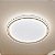 Plafon Texturizado HPF6239 Dourado 40cm com Led Integrada 48w 3000k ao 6500k - Imagem 3