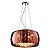 Pendente Cobre 002 20x40cm para 5 Lampadas G9 Bivolt - Imagem 1