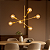 Pendente Industrial 74x76cm Dourado para 6x Lampadas E27 - Imagem 3