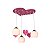 Pendente Infantil Rosa Coracao 40x35x75cm com Led para 3 Lampadas E27 220v - Imagem 2