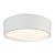 Plafon Redondo SN10151 Ø37x14cm Branco Branco para 4 Lampadas E27 - Imagem 1