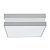 Plafon Quadrado 11790 32x32x11cm Branco para 4 Lampadas E27 - Imagem 2