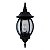 Arandela Colonial 194B Preta  20x55cm para 1x Lampada E27 - Imagem 4