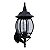 Arandela Colonial 194B Preta  20x55cm para 1x Lampada E27 - Imagem 1