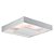 Plafon Quadrado Fit 547 60x60x8,7cm Branco com Led Integrado 30w 3000k Bivolt - Imagem 1