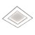 Embutido 501 Quadrado Branco 37x37cm com Led Integrado 30w 3000k Bivolt - Imagem 1