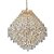 Lustre HSR Colmeia Ø82x86cm Dourado para 16x Lampadas E-14 - Imagem 1