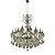 Lustre Cristal Classico Vela 140x160cm Champanhe Cristal para 24 Lampadas E14 - Imagem 1