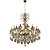 Lustre Cristal Classico Vela 140x160cm Champanhe Cristal para 24 Lampadas E14 - Imagem 2