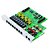 Placa de Expansão 3 Linhas e 8 Ramais KX-TE82481 - Pabx Panasonic KX-TES32BR - Imagem 1