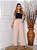 CALÇA PANTALONA - TAMANHO ÚNICO ( VESTE DO 36 AO 42) - MATERIAL: CREPE DUNAS - Imagem 3