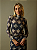 Blusa Tule Estampada Cinza - Imagem 1
