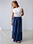 Saia 2 Camadas Malha Denim - Imagem 2