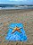 Kit Estrela do Mar Pocket - canga + beach pillow - Imagem 1