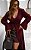 Blusa Longa Boho com amarração - Marsala | Tam. U - Imagem 3