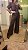 Calça Pantalona Boho Rendada - Marrom | Tam. U - Imagem 3