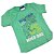 Conjunto Roupa de Bebê Infantil Calor Camiseta Bermuda Verde Dino - Imagem 2