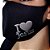 Máscara de proteção Higiênica reutilizável | I love jesus prata| - Imagem 1